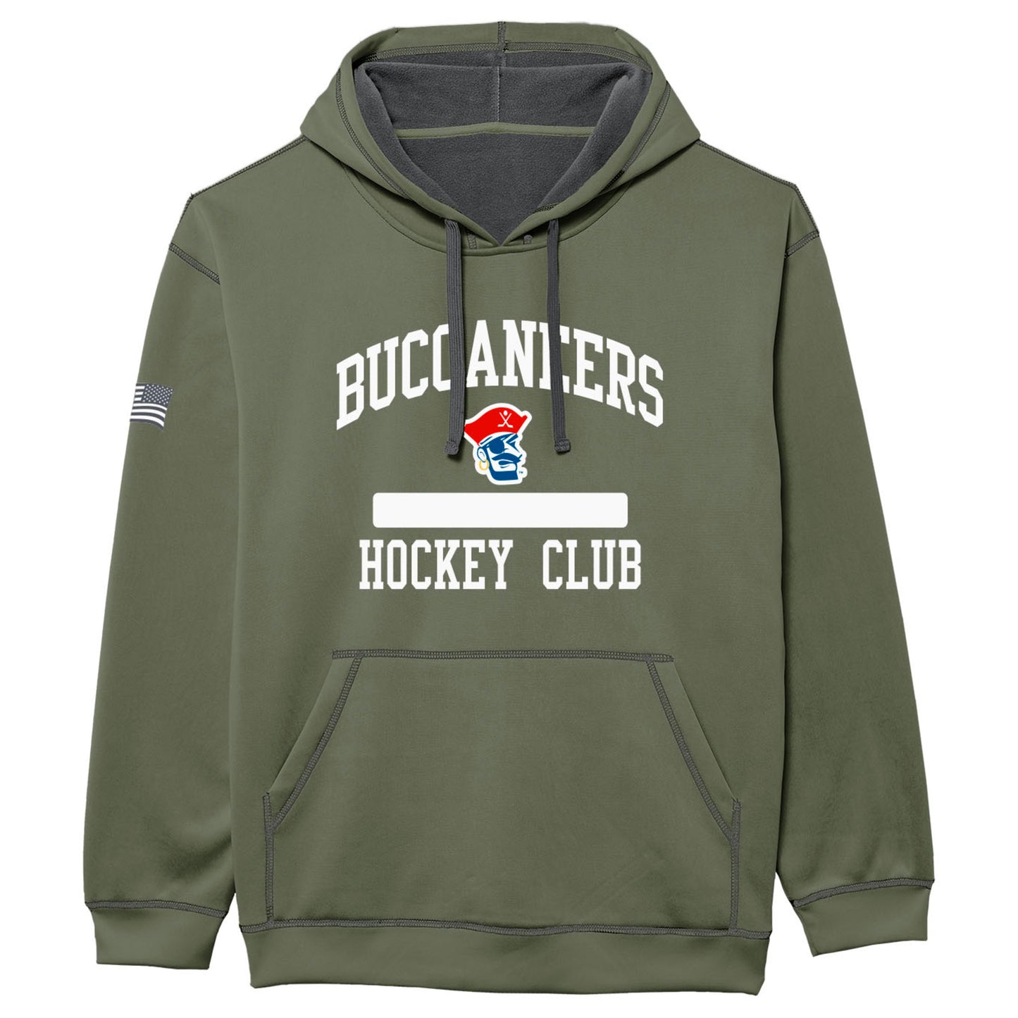Hoodie- Green Buccaneers Hockey Club