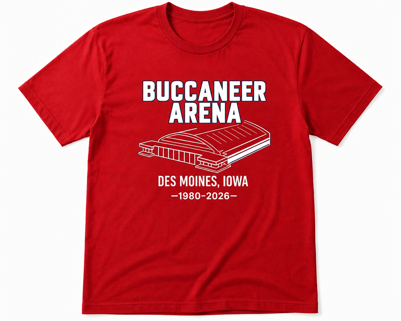 Bucs Red Arena T-shirt