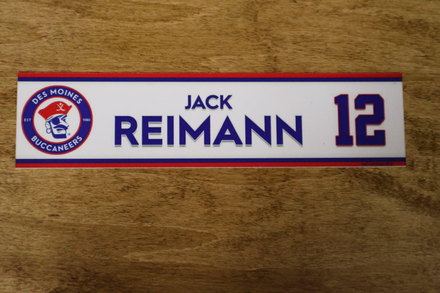Jack Reimann Name Plate