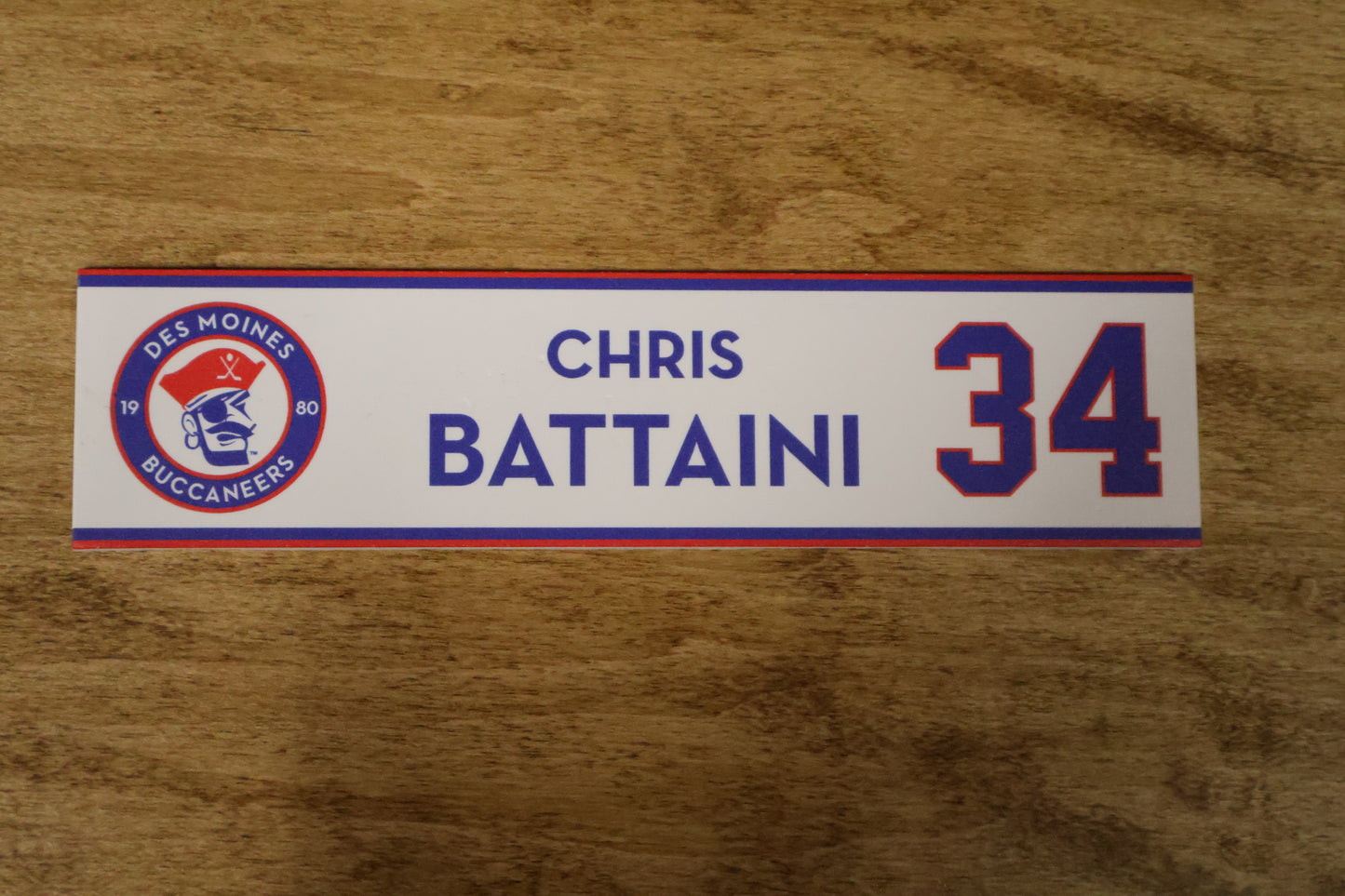Chris Battaini Name Plate