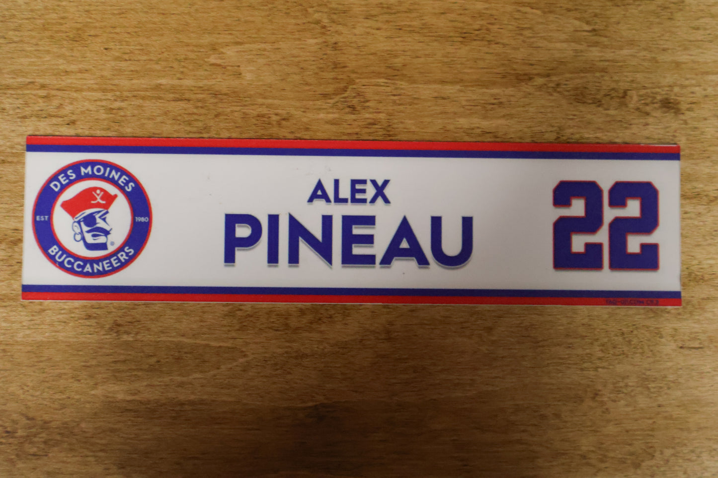 Alex Pineau Name Plate