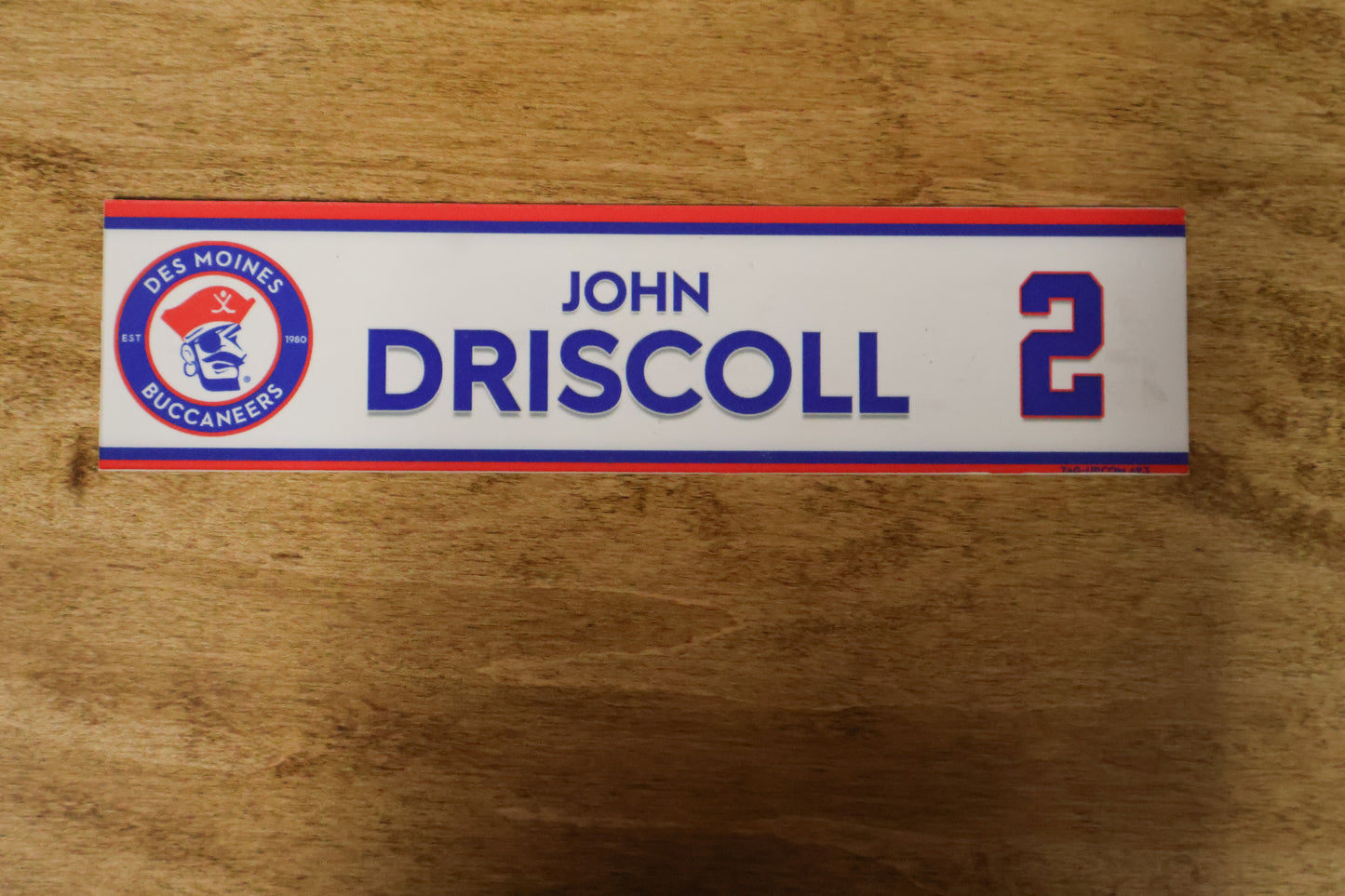 John Driscoll Name Plate
