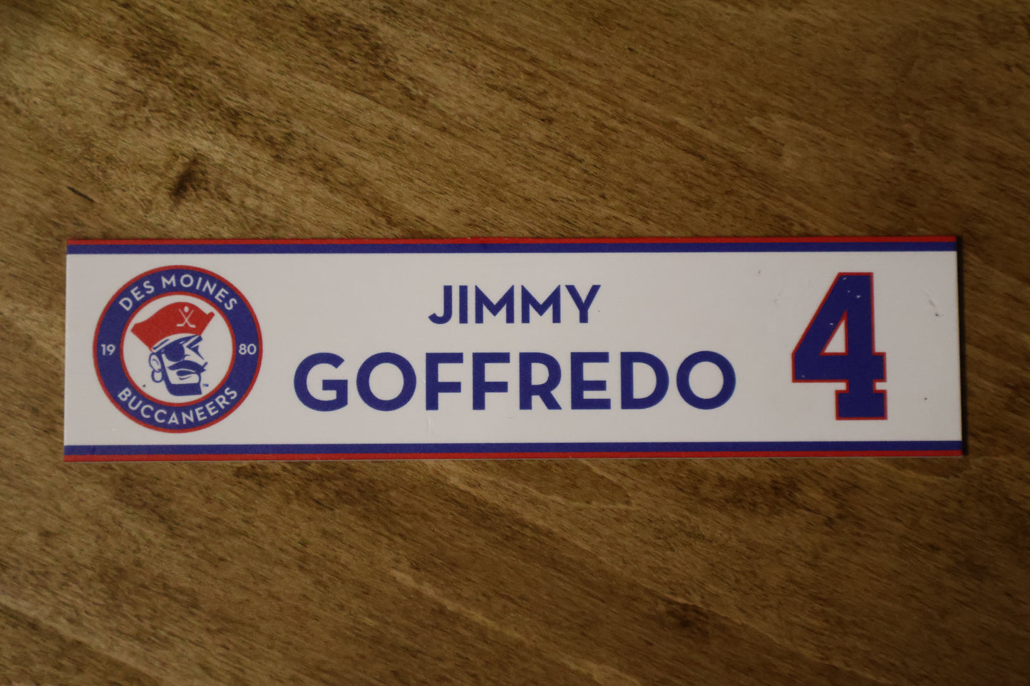 Jimmy Goffredo Name Plate