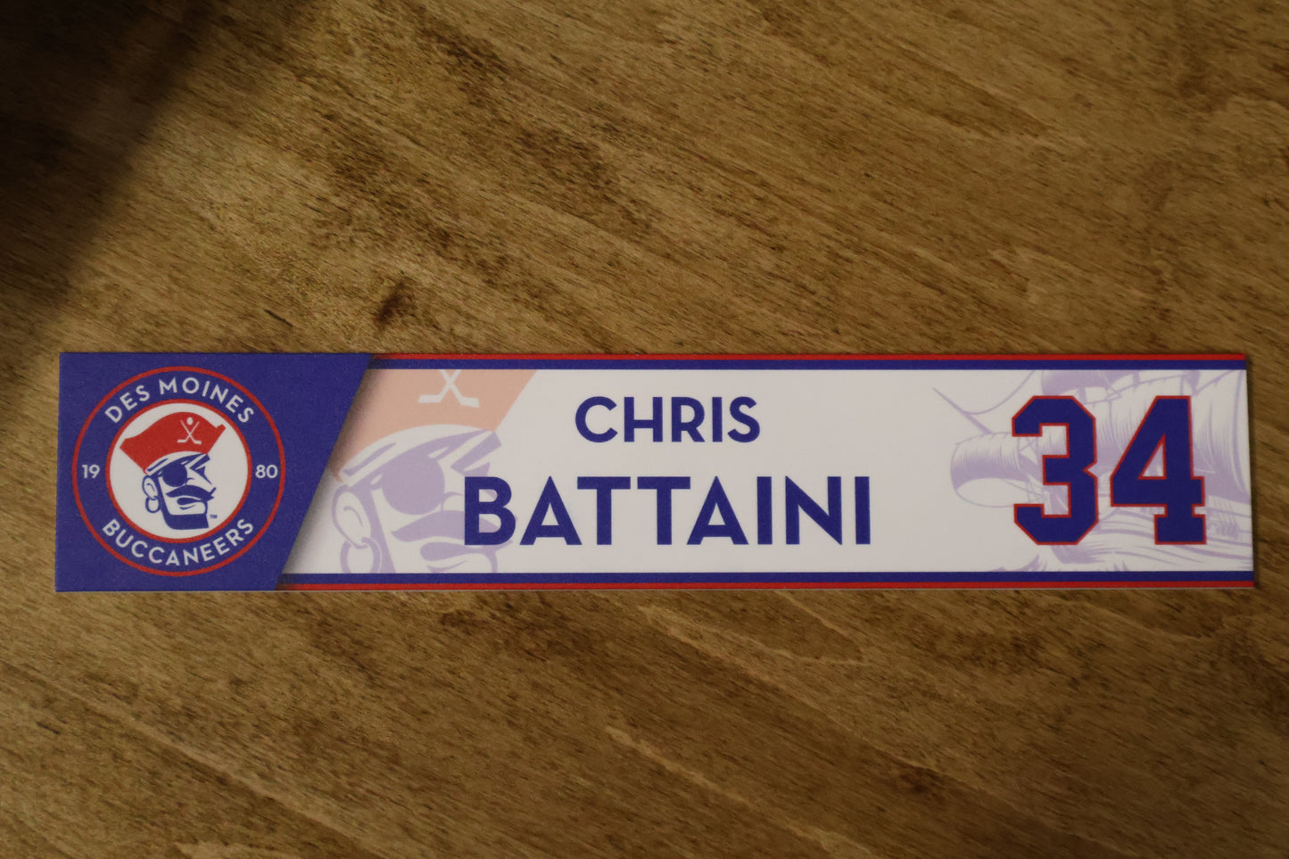 Chris Battaini Name Plate