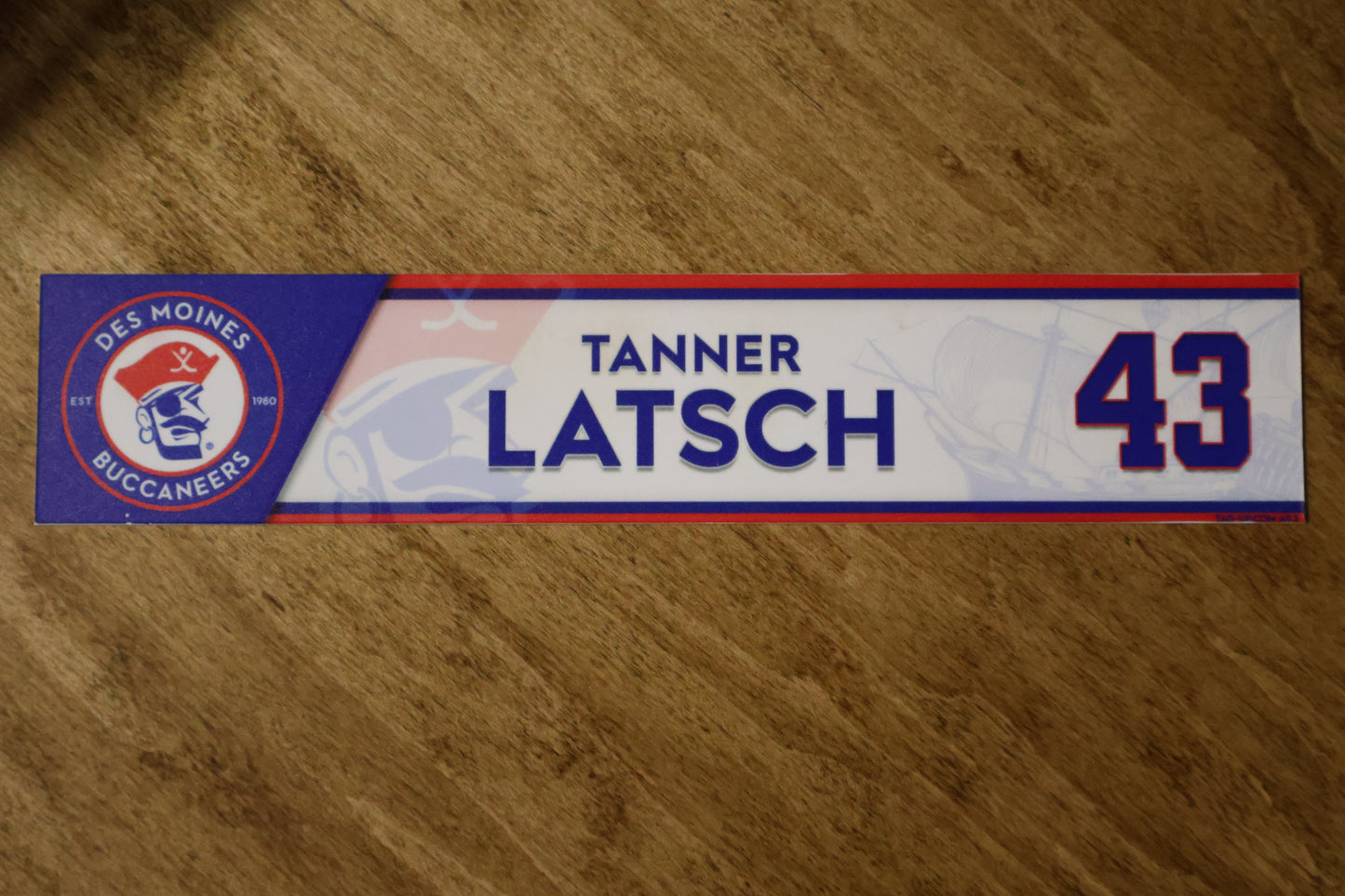 Tanner Latsch Name Plate