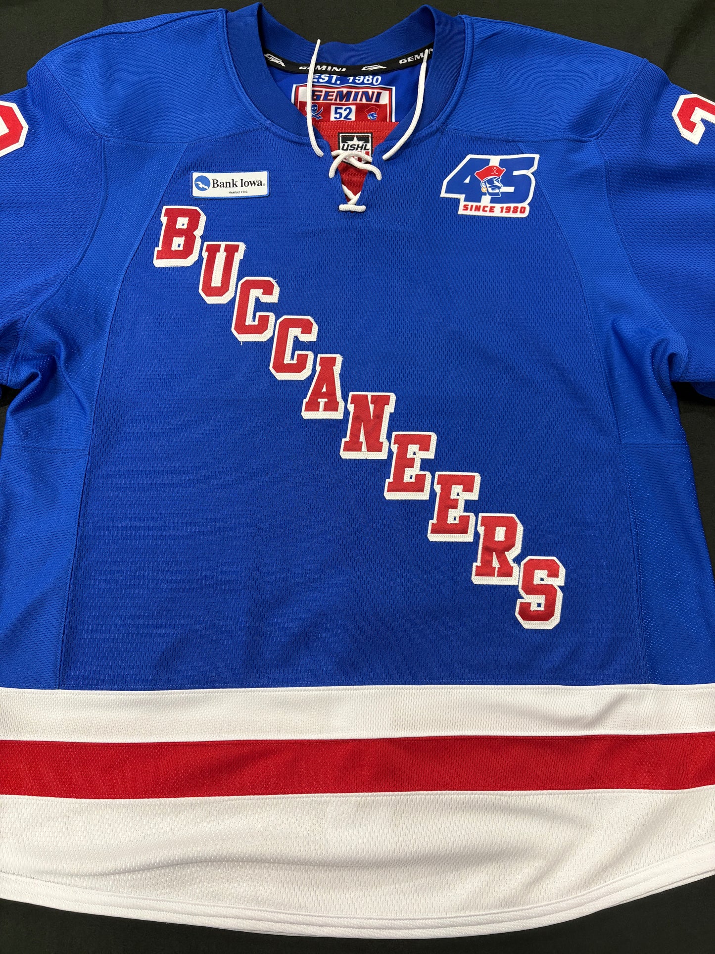 #35 Game Worn Authentic Blue Niesen Jersey