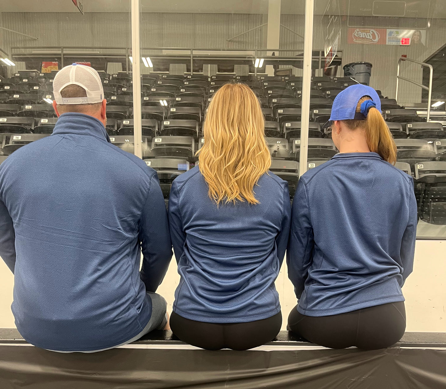 1/4 Zip- Blue Bucs Head