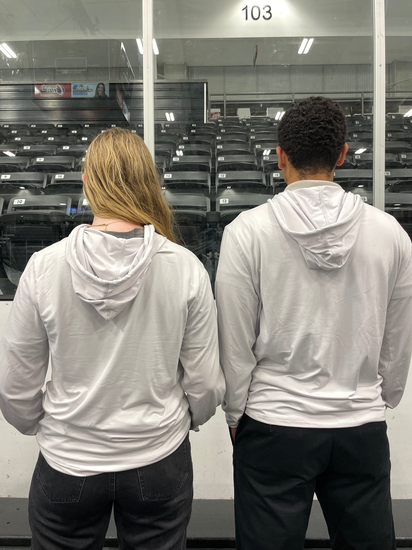 Long Sleeve with Hood- Buccaneers Hockey Club White