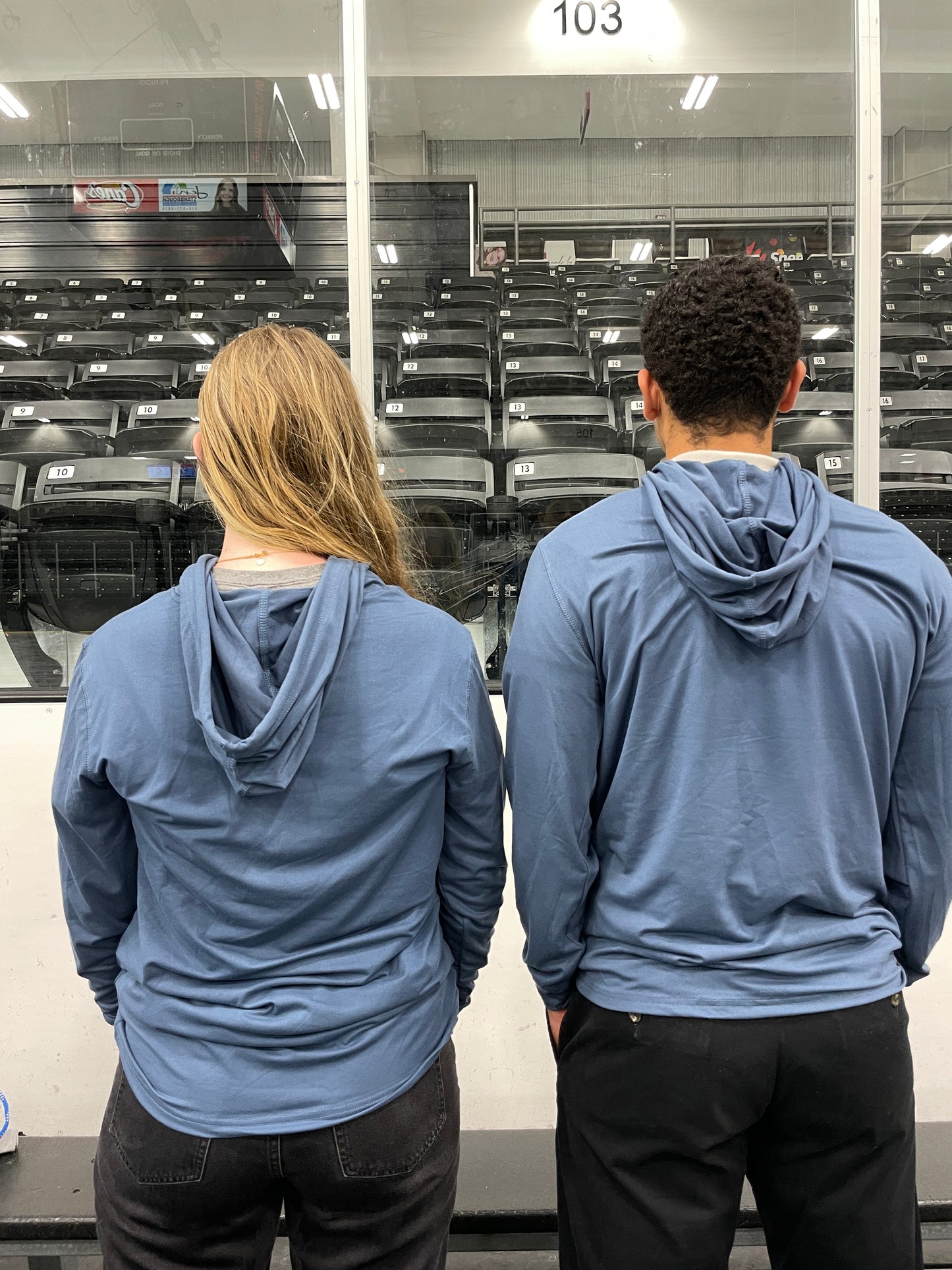 Long Sleeve with Hood- Buccaneers Hockey Club Navy