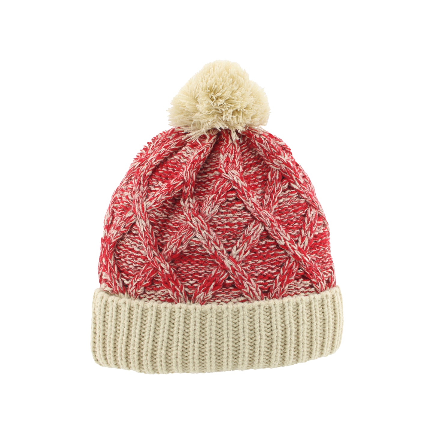 Winter Hat- Red Bucs Head with Pom