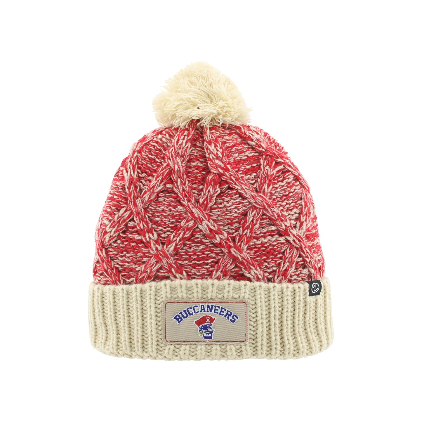 Winter Hat- Red Bucs Head with Pom