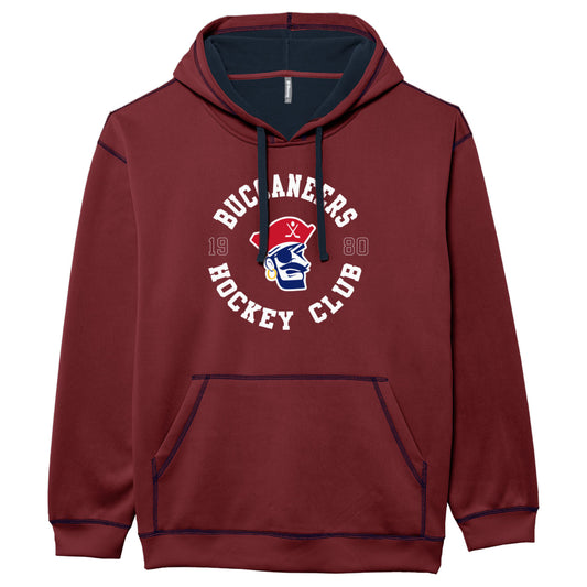 Hoodie- Red Buccaneers Hockey Club