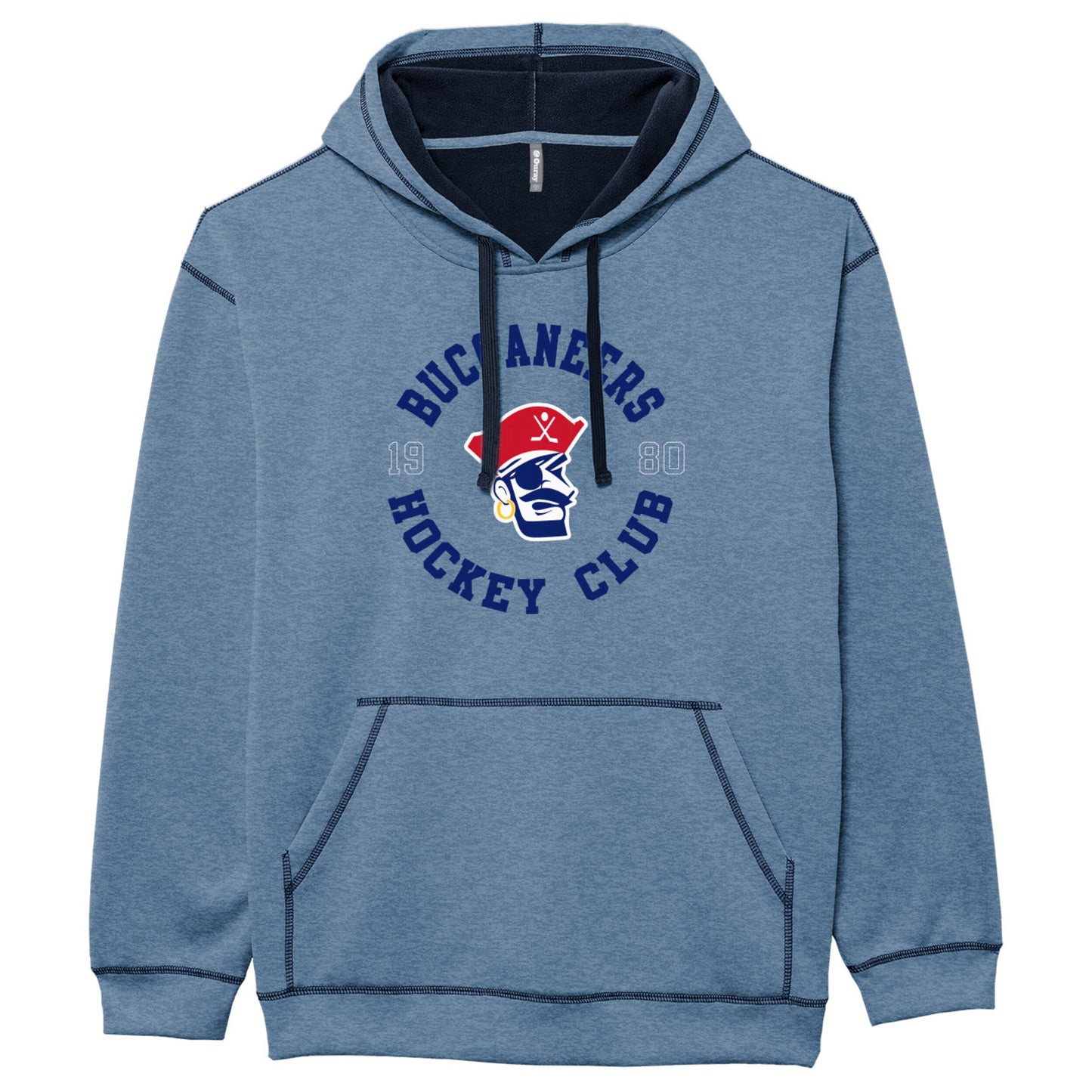 Hoodie- Heather Blue Buccaneers Hockey Club