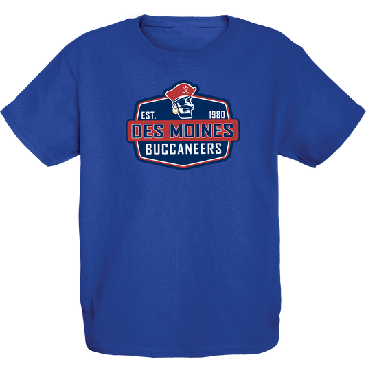 T-shirt- Youth Des Moines Buccaneers