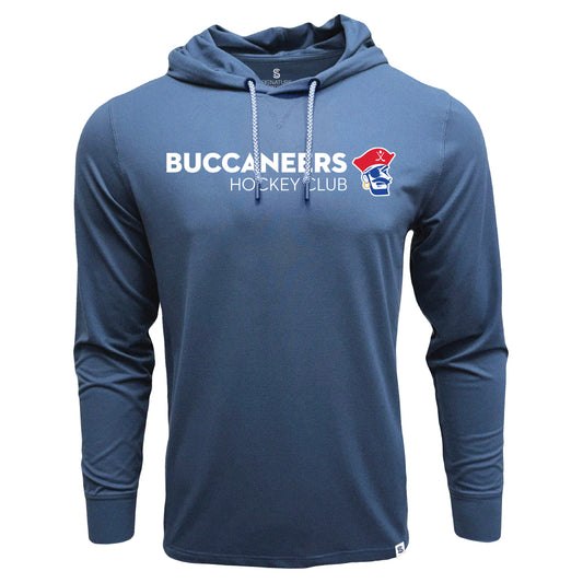 Long Sleeve with Hood- Buccaneers Hockey Club Navy