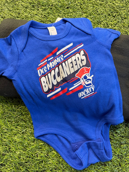 Infant Blue Buccaneers Onesie