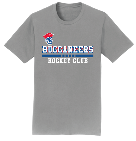 T-Shirt- Grey Buccaneers Hockey Club