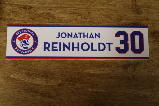 Jonathan Reinholdt Name Plate