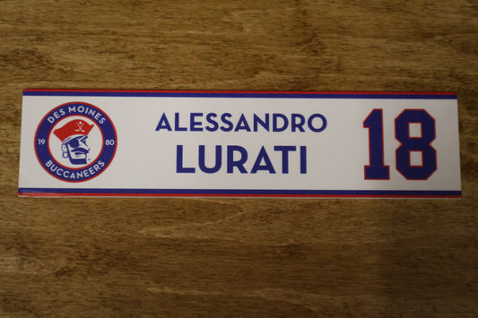 Alessandro Lurati Name Plate