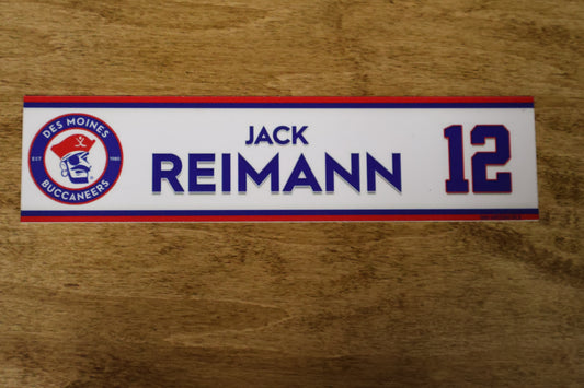 Jack Reimann Name Plate