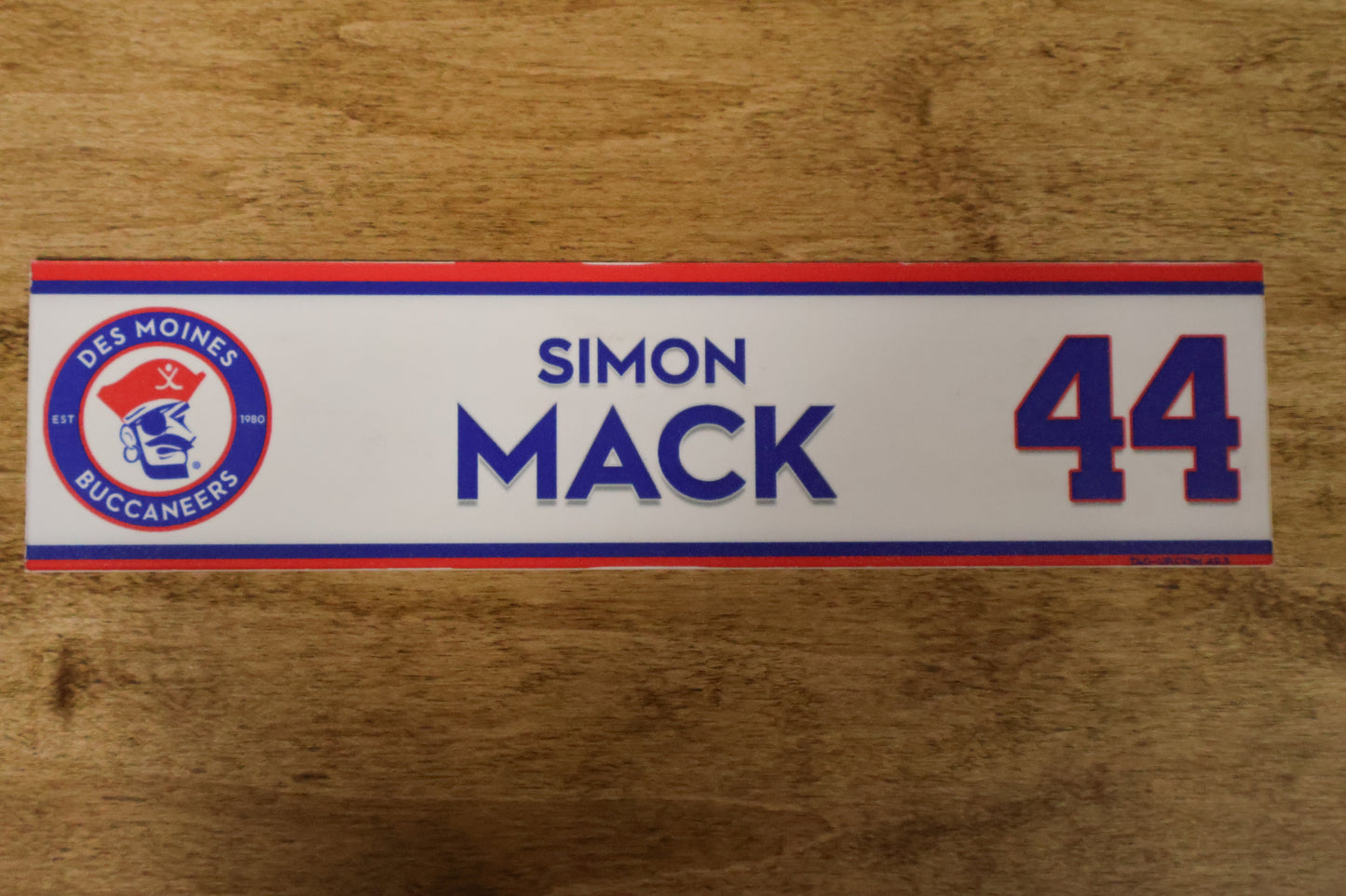 Simon Mack Name Plate