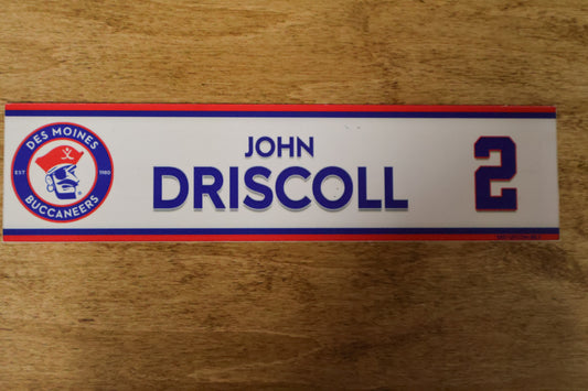 John Driscoll Name Plate