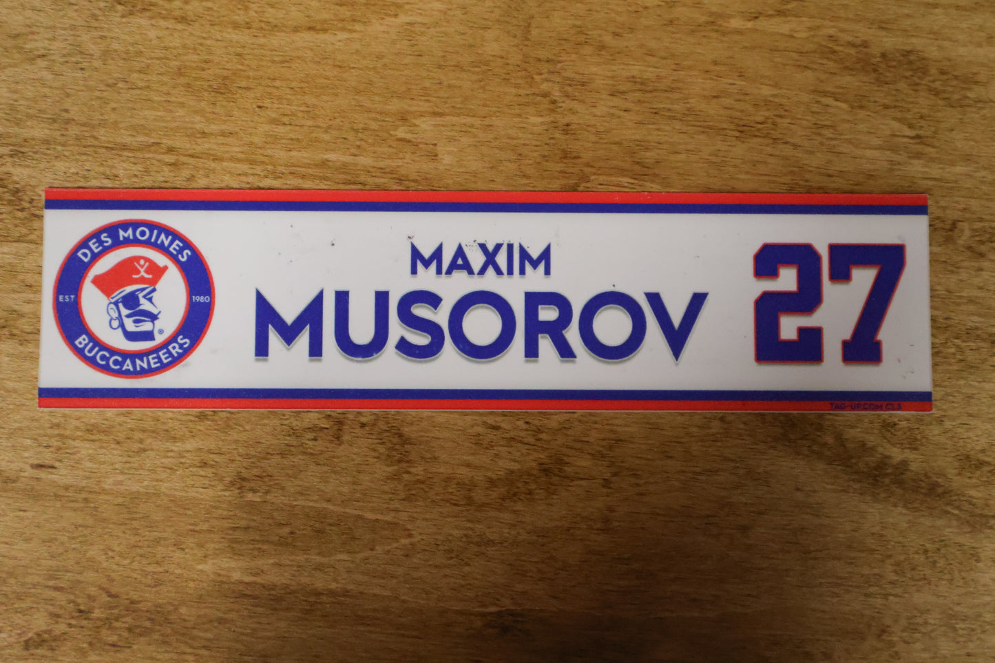 Maxim Musorov Name Plate