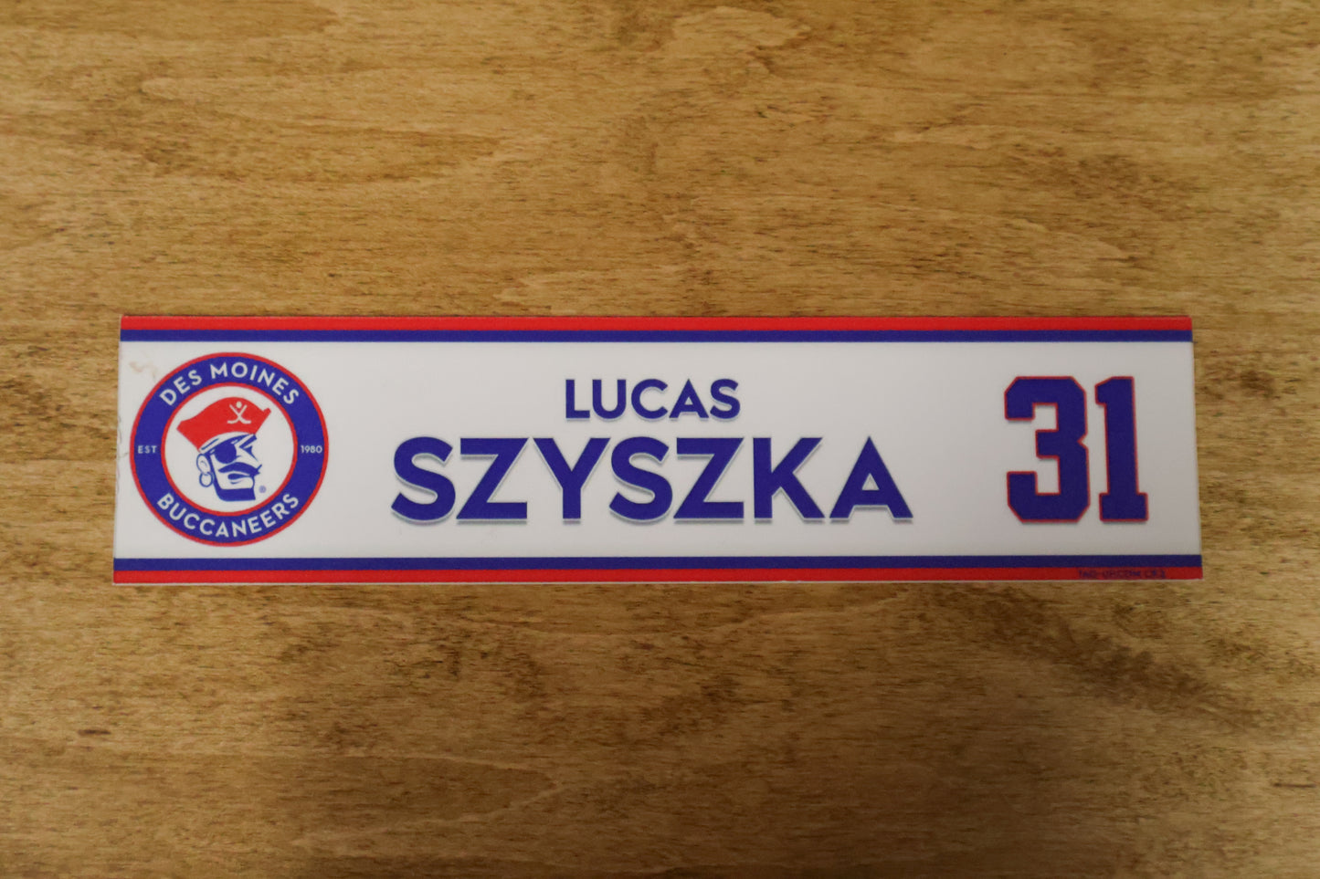 Lucas Szyszka Name Plate