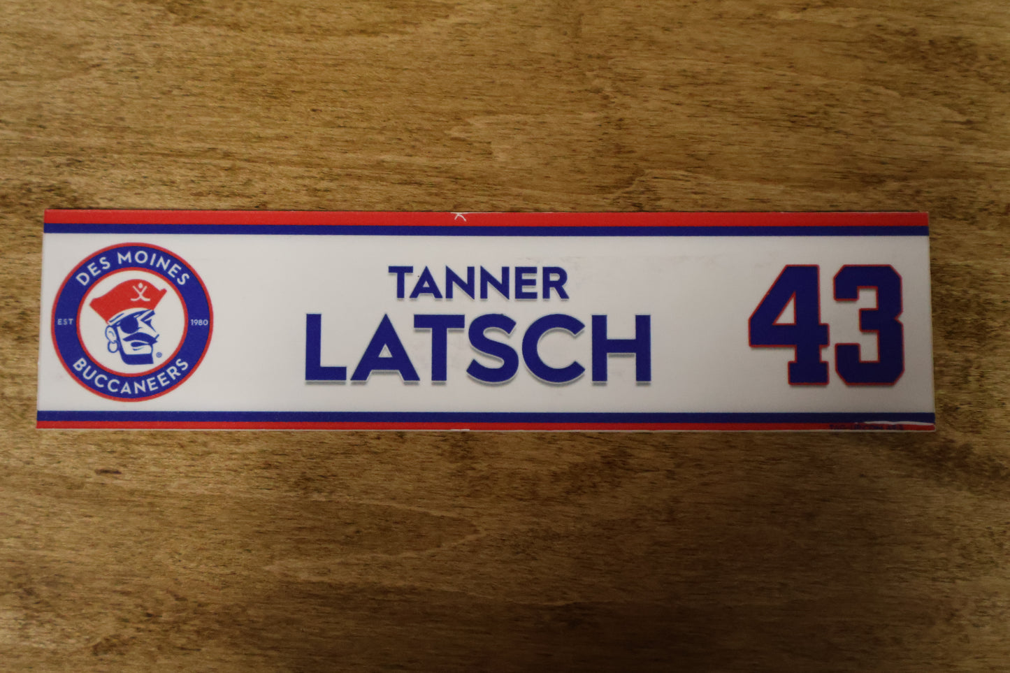 Tanner Latsch Name Plate