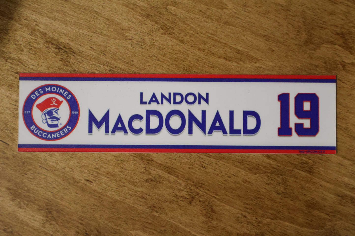 Landon Macdonald Name Plate