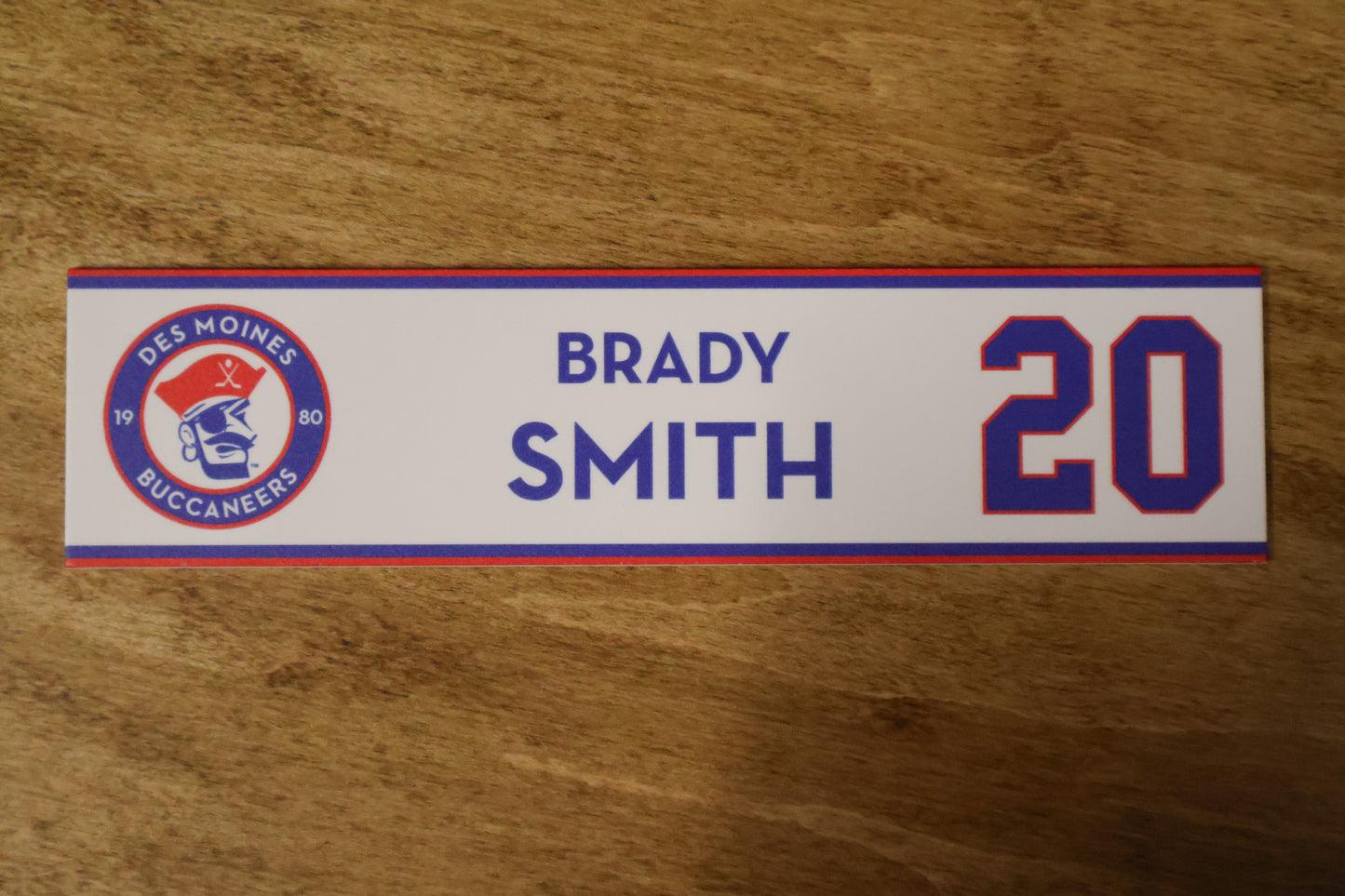 Brady Smith Name Plate