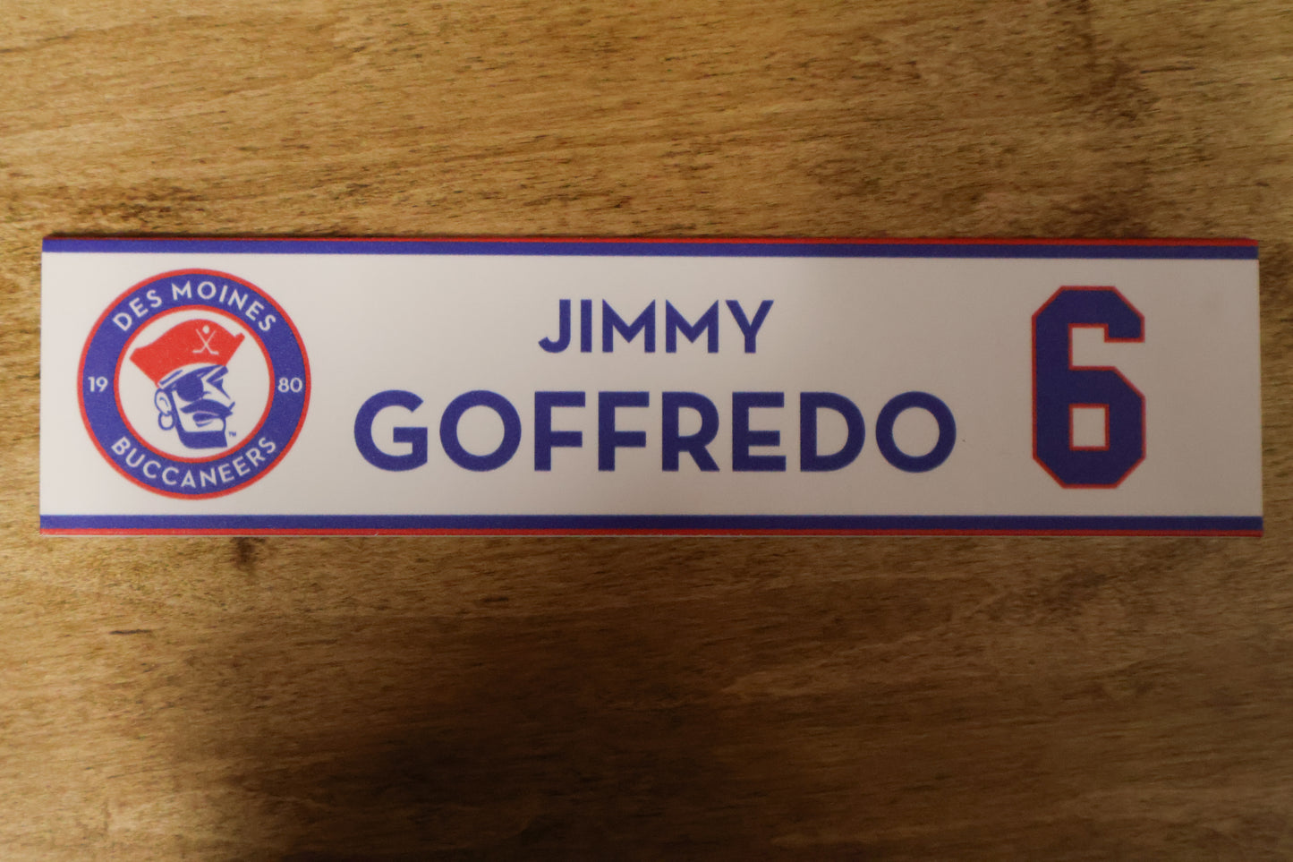 Jimmy Goffredo Name Plate