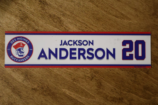 Jackson Anderson Name Plate