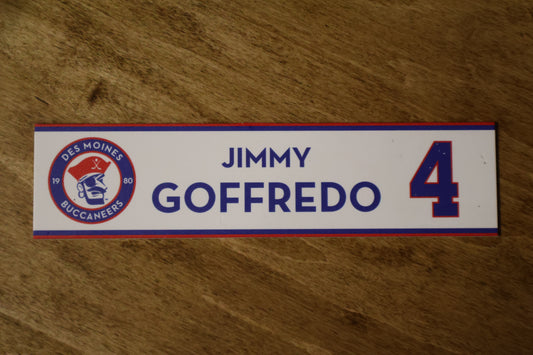 Jimmy Goffredo Name Plate