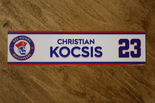 Christian Kocsis Name Plate
