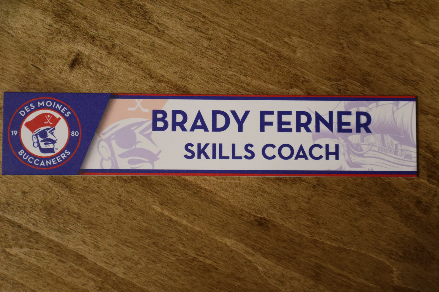 Brady Ferner Name Plate