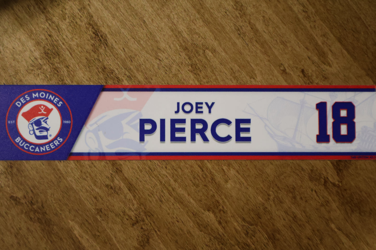 Joey Pierce Name Plate
