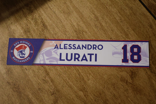 Alessandro Lurati Name Plate