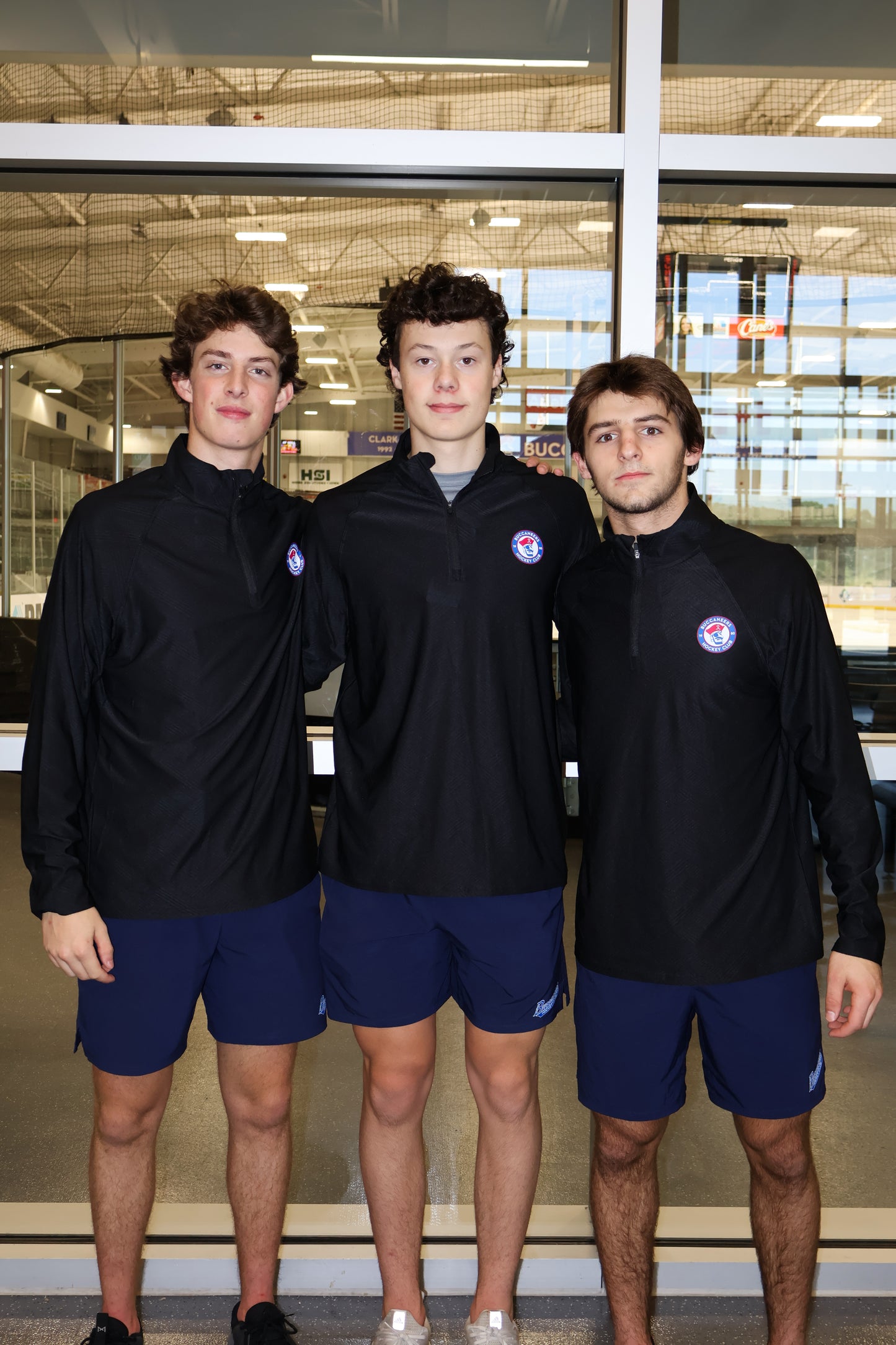 1/4 Zip- Black Buccaneers Hockey Club