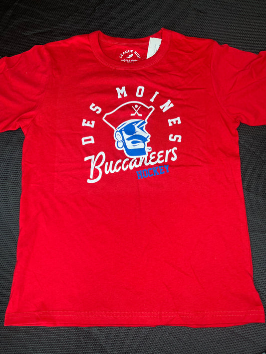 T-shirt- Youth Des Moines Buccaneers Hockey