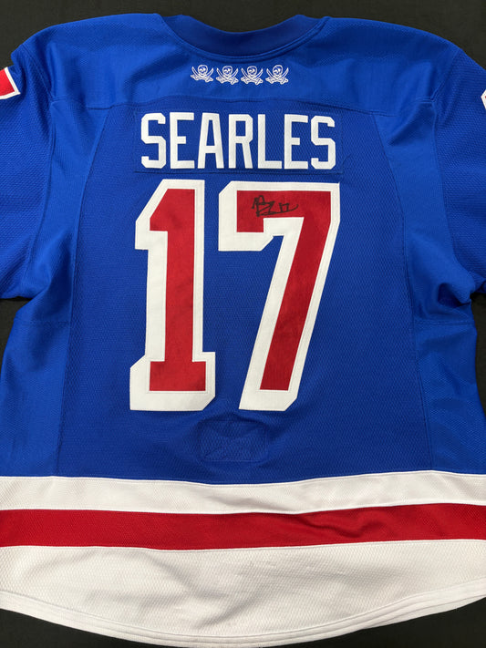 #17 Game Worn Authentic Signed Searles Jersey
