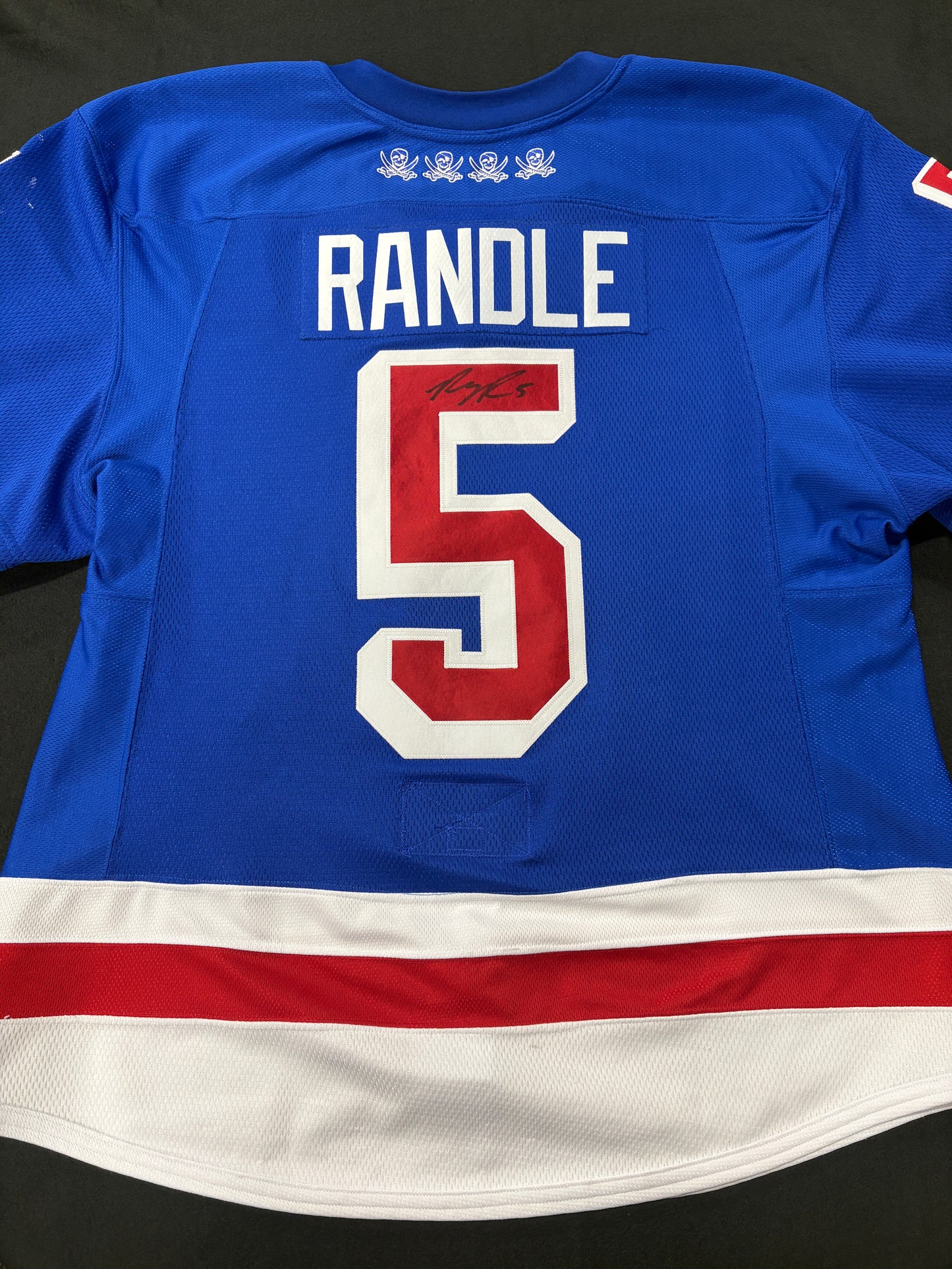 #5 Game Worn Authentic Signed Randle Jersey