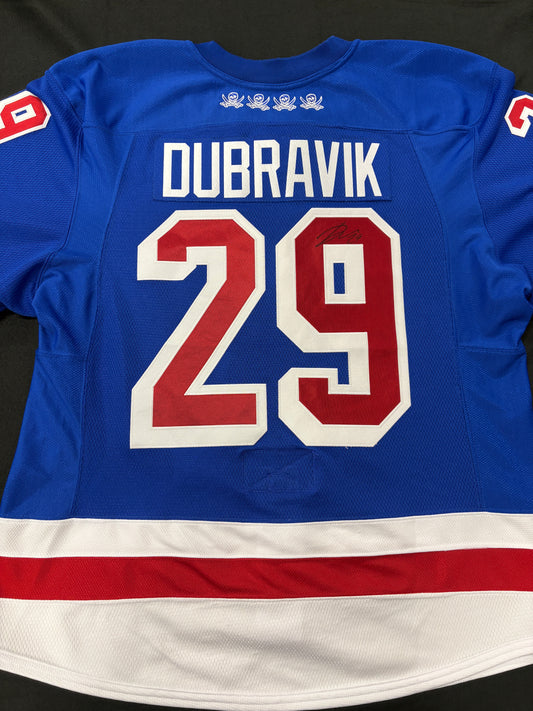 #29 Game Worn Authentic Signed Dubravik Jersey