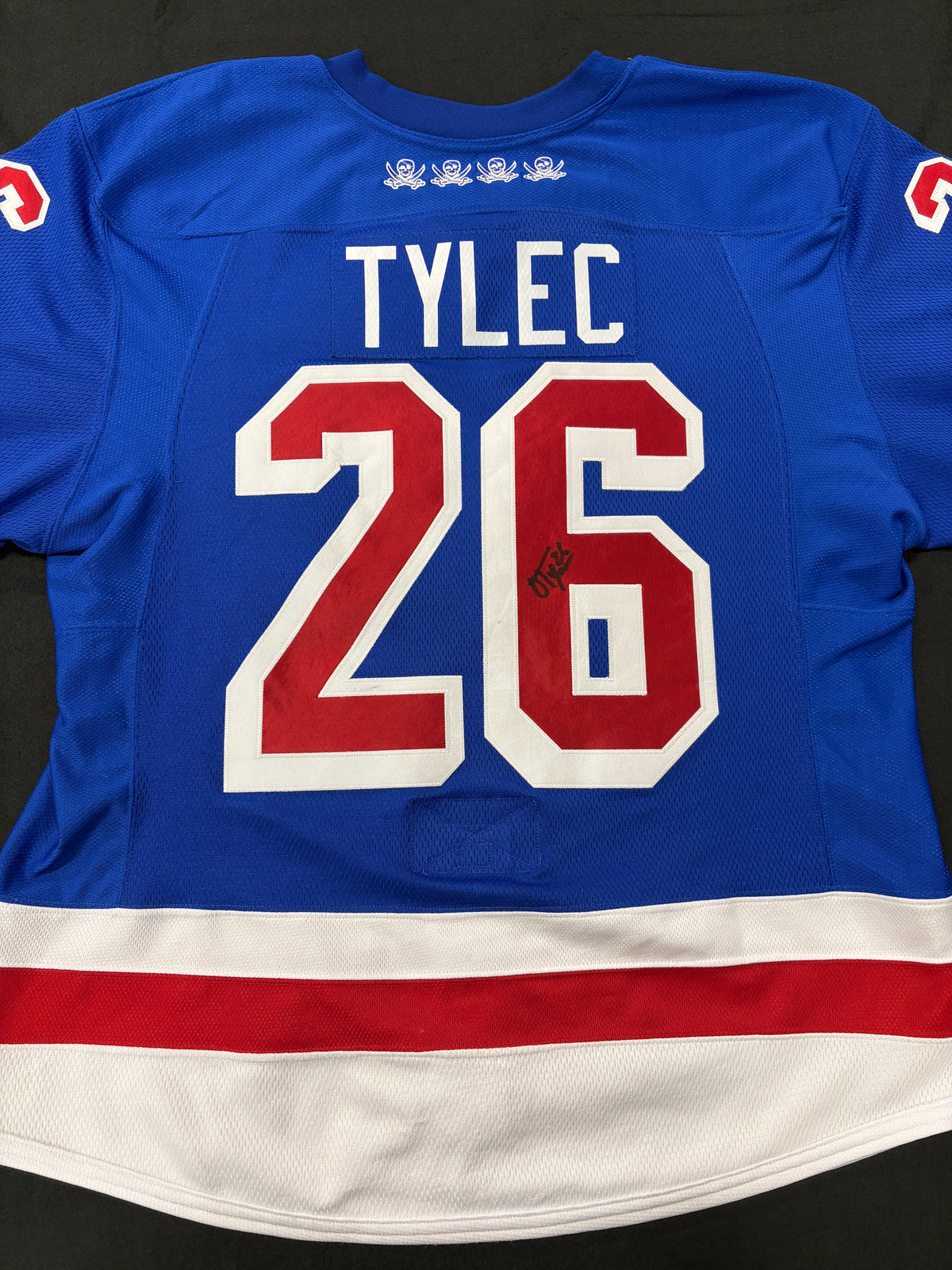 #26 Game Worn Authentic Signed Tylec Jersey