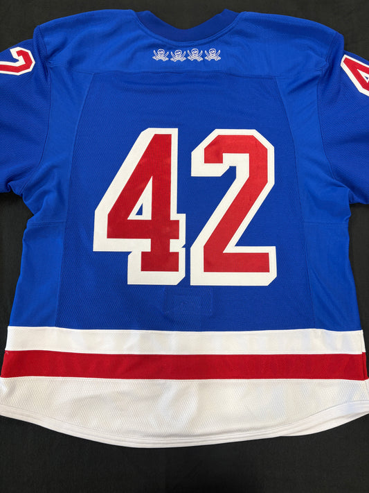 #42 Authentic Blue Jersey