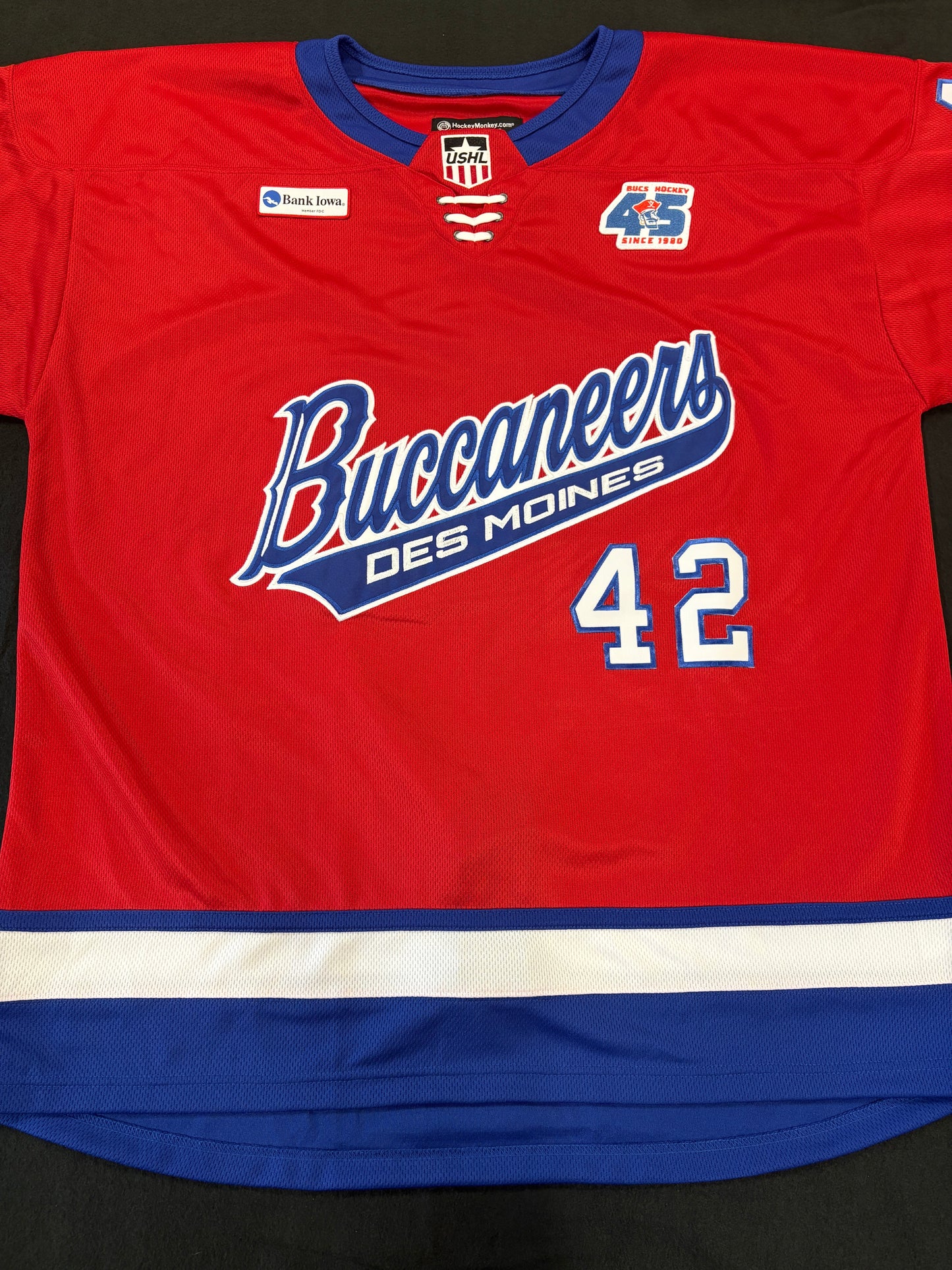 #42 Authentic Red Jersey