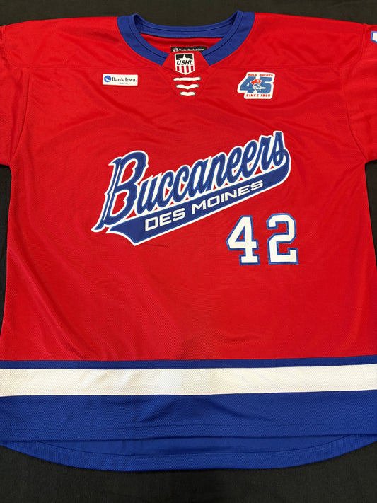 #42 Authentic Red Jersey