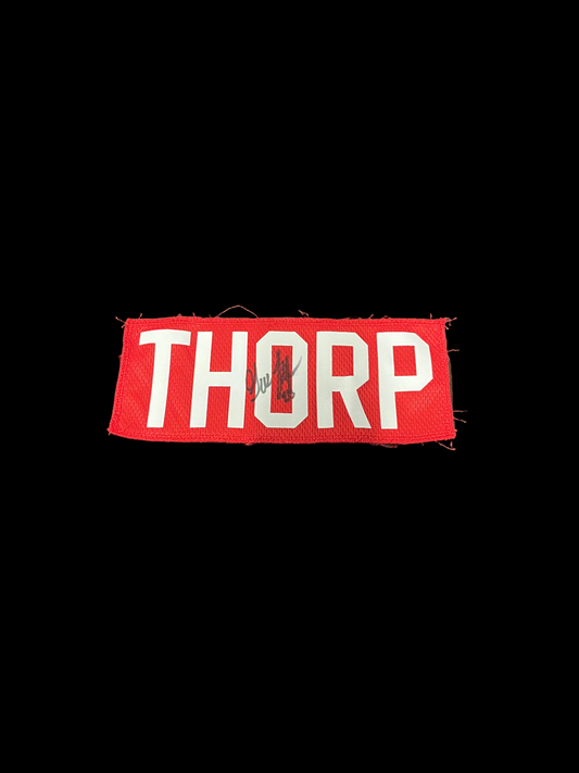 Name Plate- Gus Thorp Signed