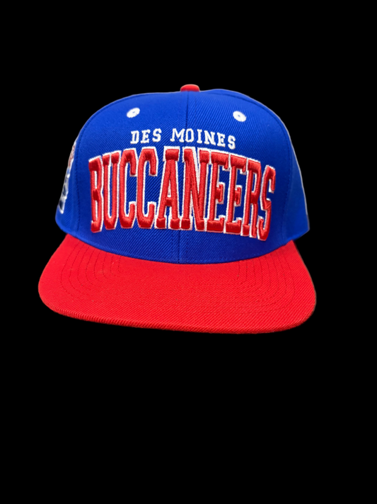 Hat- Blue Des Moines Buccaneers