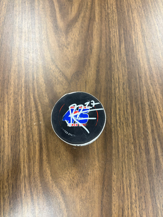 Scoring Puck- Riley Zupfer